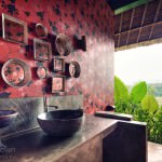 Washroom with view outside