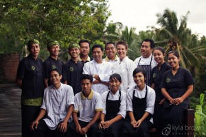 Staff of Bali Asli Restaurant