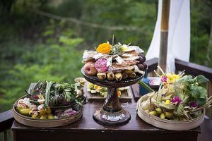 Offerings for the ceremony
