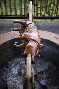 Pit roast