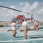 Helicopter to Wedding